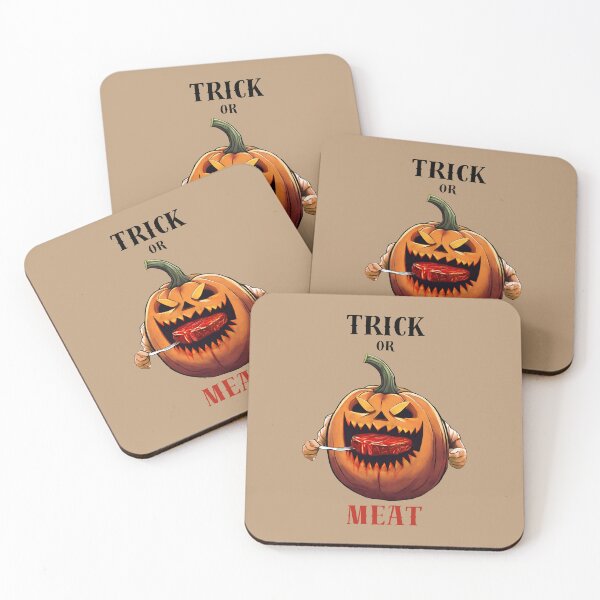 Item preview, Trick or Meat Halloween Pumpkin 2 designed and sold by SleepingFoxy.