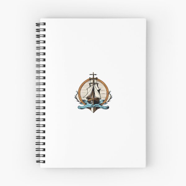 Item preview, A sailboat and its anchor in the wavy sea designed and sold by dijitaldebiz.