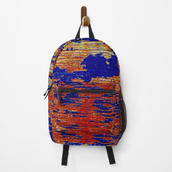Item preview, Wood Planks in Bright Blue and Orange  designed and sold by KeksWorkroom.