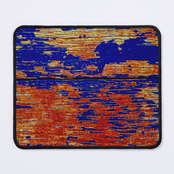 Item preview, Wood Planks in Bright Blue and Orange  designed and sold by KeksWorkroom.