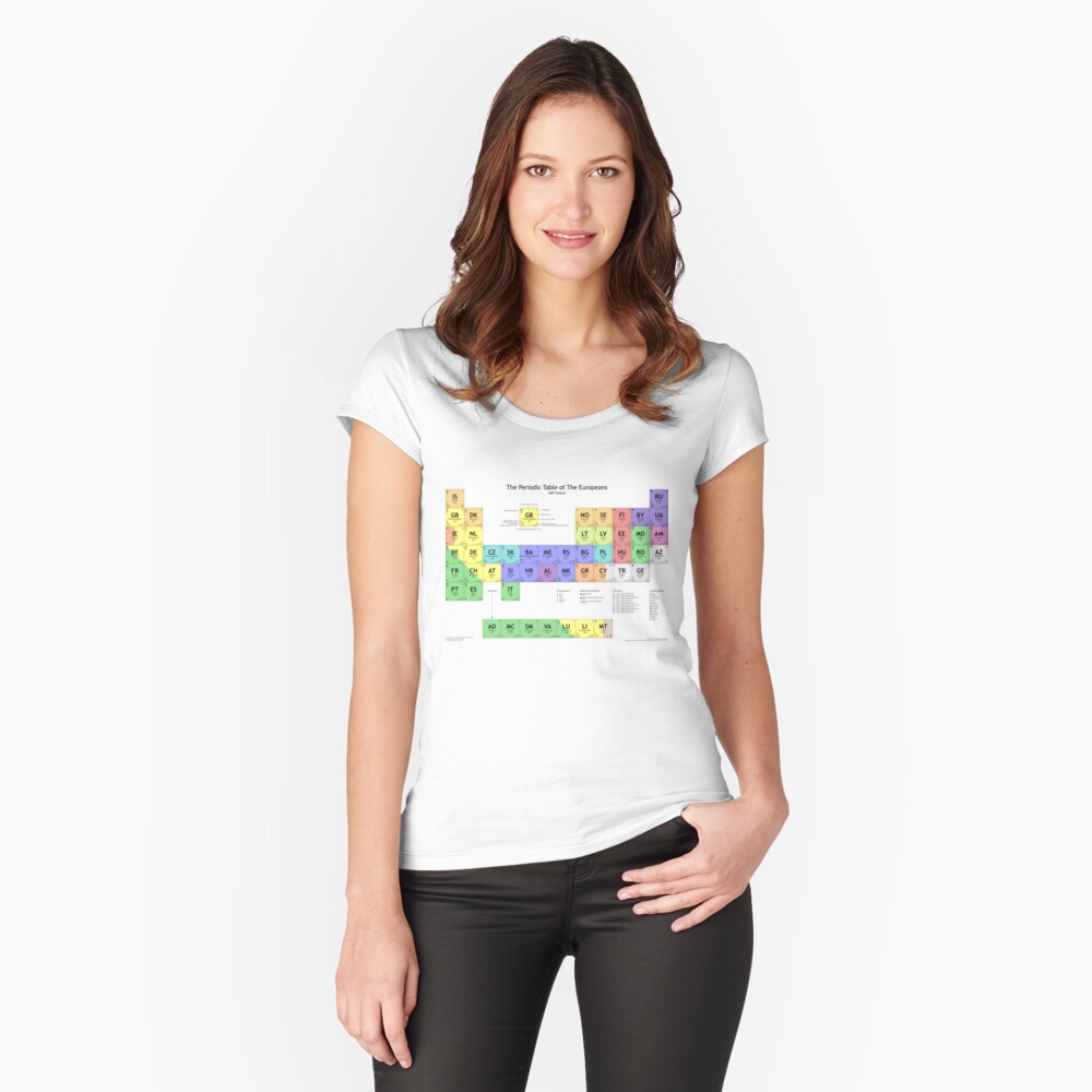 Item preview, Fitted Scoop T-Shirt designed and sold by glyphobet.
