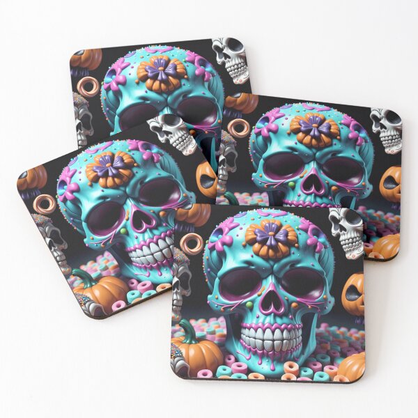 Item preview, Candy Skull Halloween designed and sold by Meer-Lifestyle.