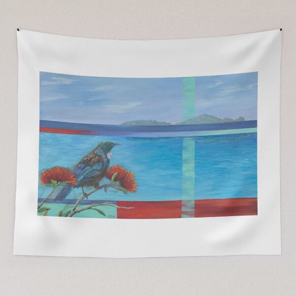 Item preview, Ever Watchful Tui over the Poor Knights designed and sold by Robyn Hallberg.