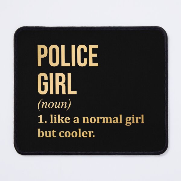 Item preview, Police Girl Definition Police Officer in Gold designed and sold by XCIV.