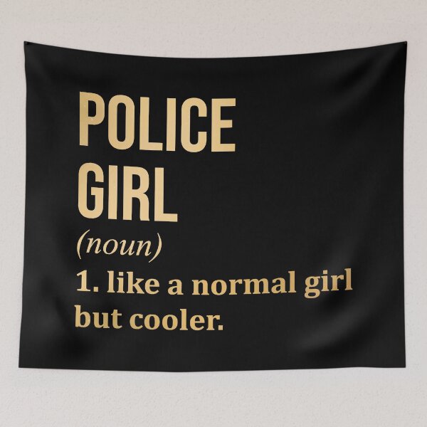 Item preview, Police Girl Definition Police Officer in Gold designed and sold by XCIV.