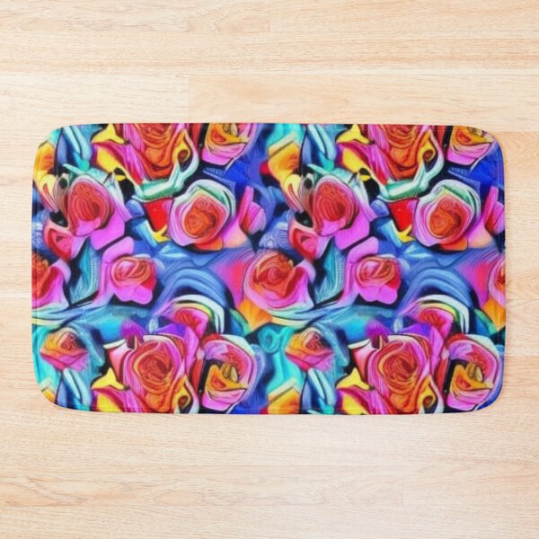 Item preview, Abstract Colorful Rose Garden designed and sold by calibrit.