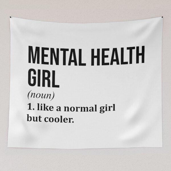 Item preview, Mental Health Girl Definition Mental Health designed and sold by XCIV.