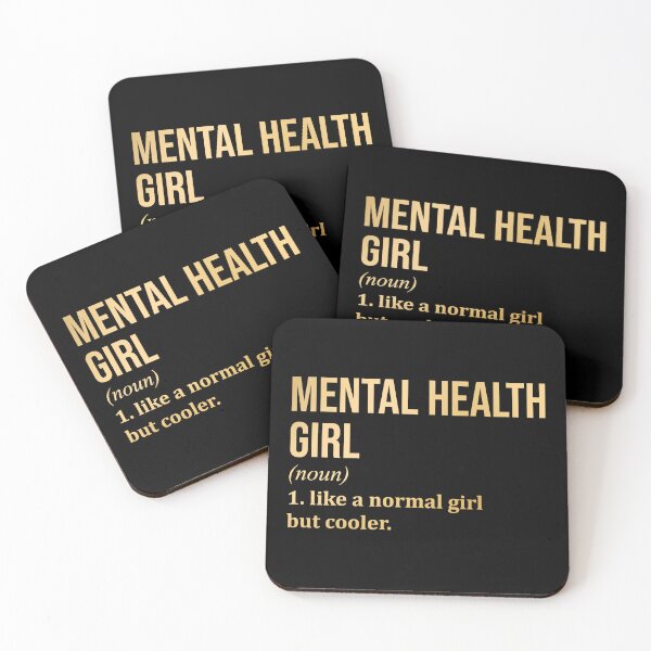 Item preview, Mental Health Girl Definition Mental Health in Gold designed and sold by XCIV.