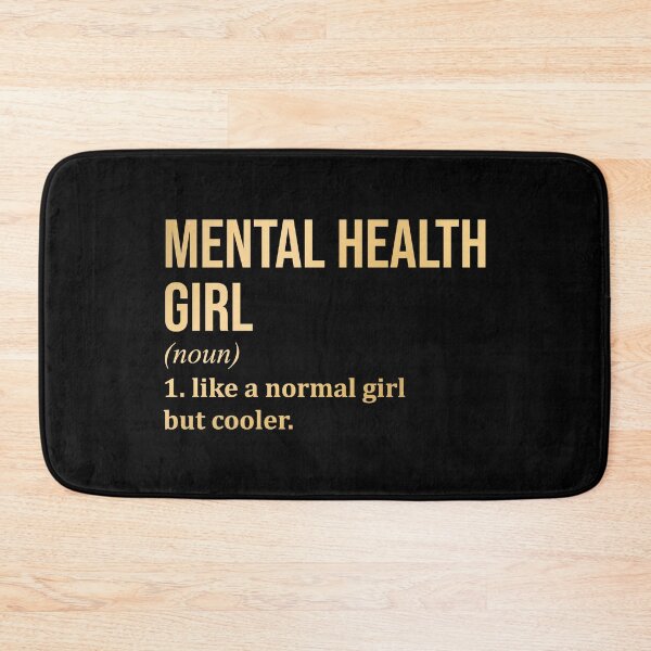 Item preview, Mental Health Girl Definition Mental Health in Gold designed and sold by XCIV.