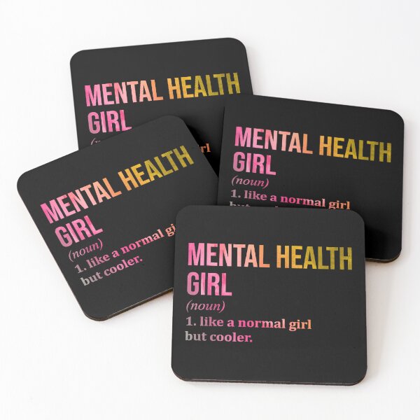 Item preview, Mental Health Girl Definition Mental Health in Watercolor designed and sold by XCIV.
