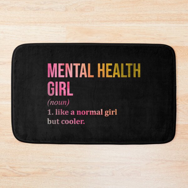 Item preview, Mental Health Girl Definition Mental Health in Watercolor designed and sold by XCIV.