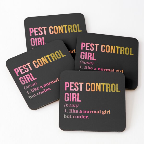 Item preview, Pest Control Girl Definition Pest Control in Watercolor designed and sold by XCIV.