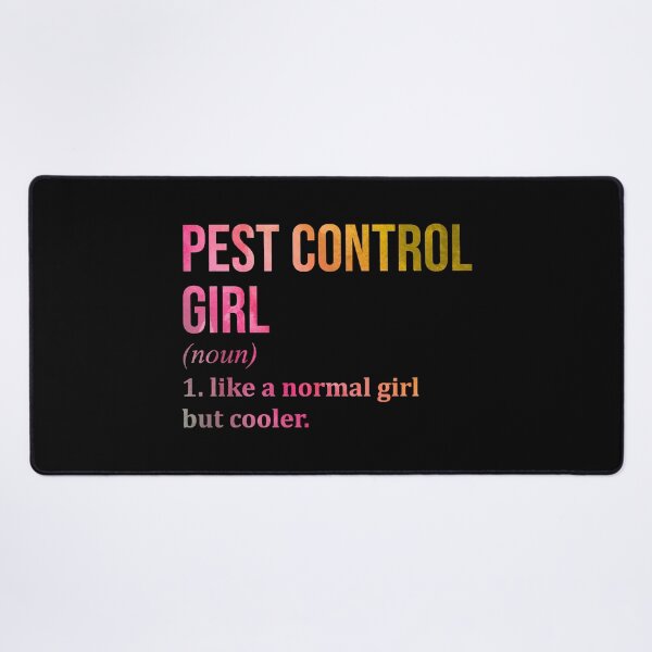 Item preview, Pest Control Girl Definition Pest Control in Watercolor designed and sold by XCIV.