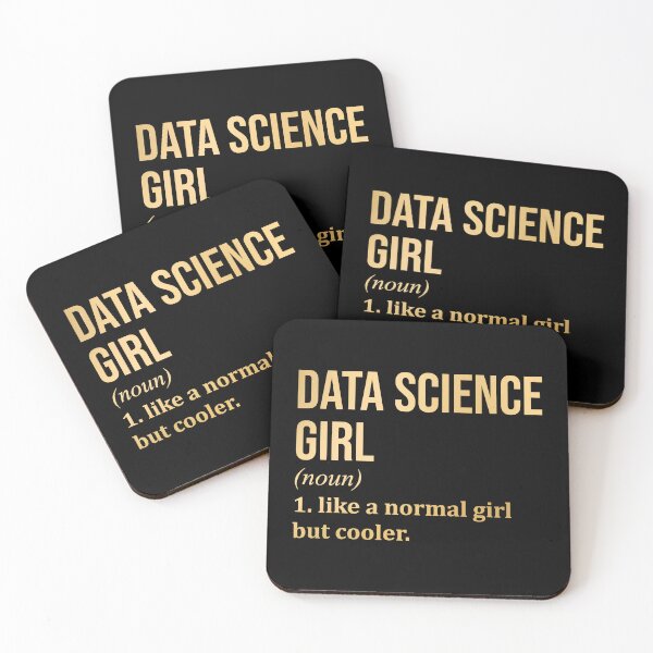 Item preview, Data Science Girl Definition Data Scientist in Gold designed and sold by XCIV.