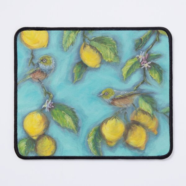 Item preview, Lemon Lover Waxeyes in the Bright Lemon Tree designed and sold by Robyn Hallberg.
