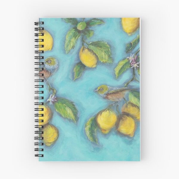 Item preview, Lemon Lover Waxeyes in the Bright Lemon Tree designed and sold by Robyn Hallberg.