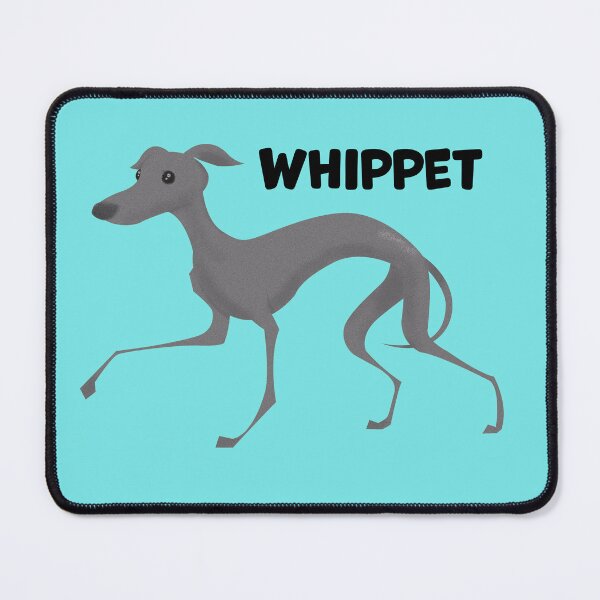 Item preview, Whippet dog cartoon style designed and sold by GlitterChimp.