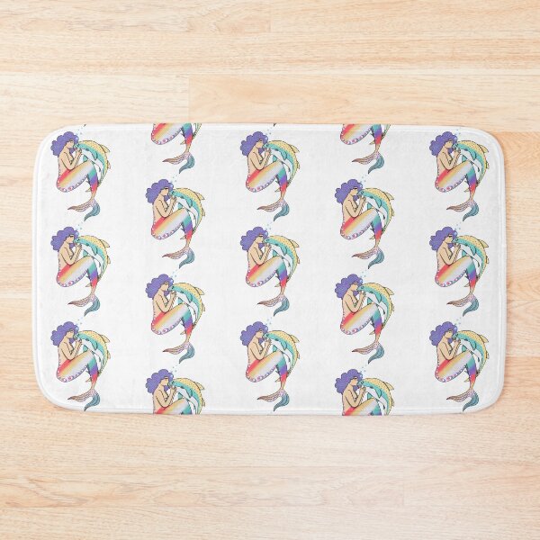Item preview, Sapphic LGBTQ+ Pride Rainbow Mermaid  designed and sold by SentABear.