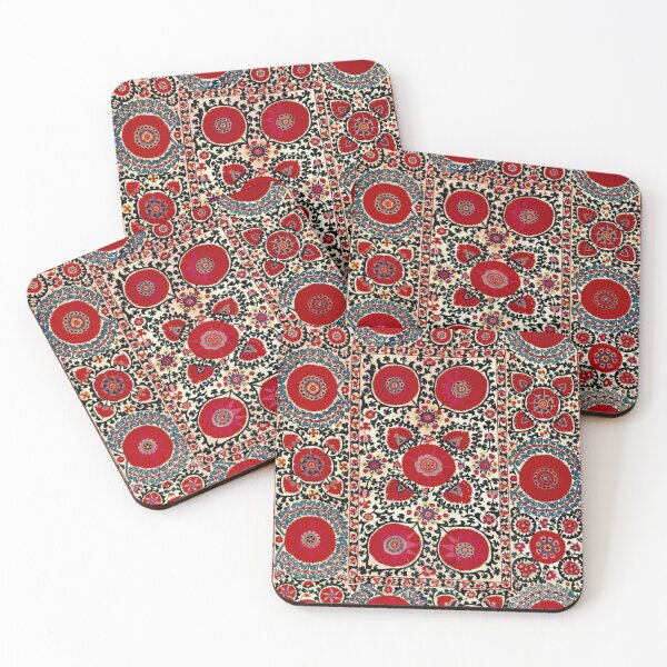 Item preview, Shakhrisyabz Suzani 19th Century Uzbekistan Embroidery  designed and sold by Vicky Brago-Mitchell®.