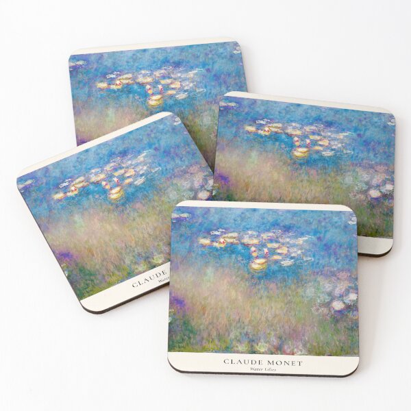Item preview, Claude Monet Water Lilies, Wall Decor, Stickers, Apron, Poster, cup, leggings, T-Shirt, designed and sold by Suzana Djordjevic.