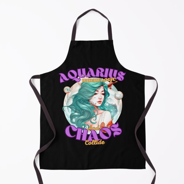 Item preview, Aquarius: Where Logic And Chaos Collide. aquarius star sign designed and sold by ZodiacWonders.
