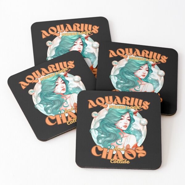 Item preview, Aquarius: Where Logic And Chaos Collide. aquarius lover designed and sold by ZodiacWonders.