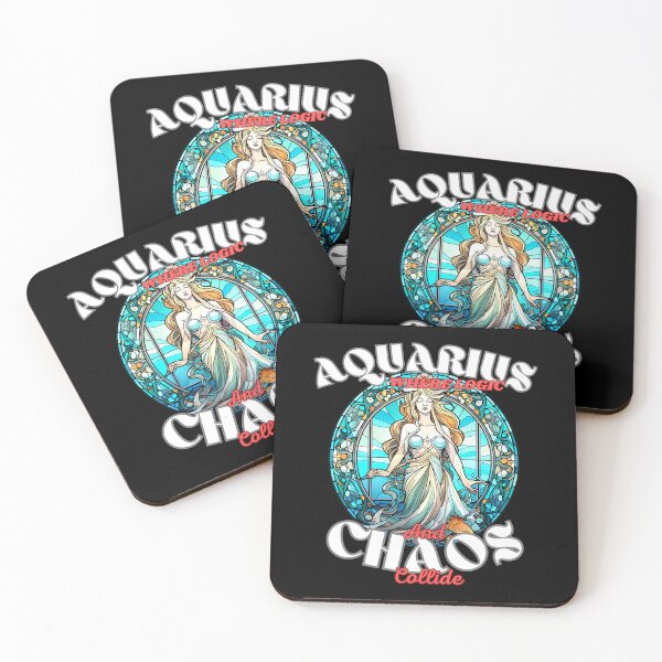 Item preview, Aquarius: Where Logic And Chaos Collide. cute aquarius designed and sold by ZodiacWonders.