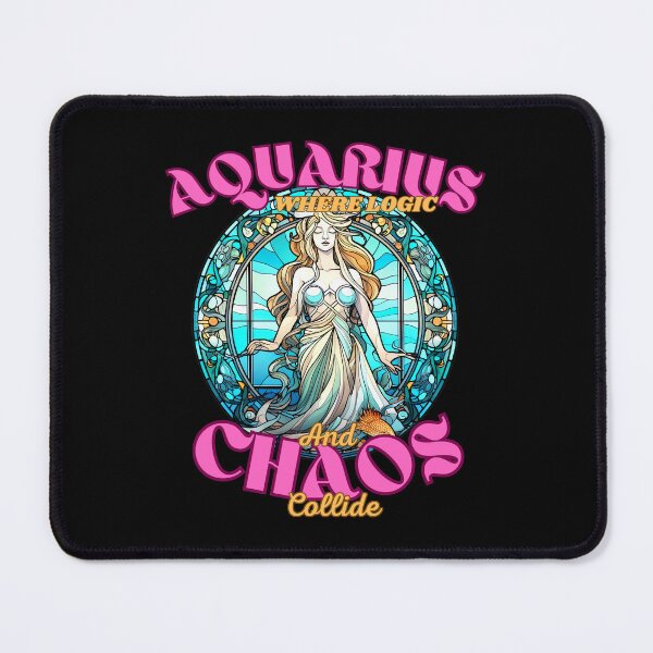 Item preview, Aquarius: Where Logic And Chaos Collide. Aquarius moon designed and sold by ZodiacWonders.
