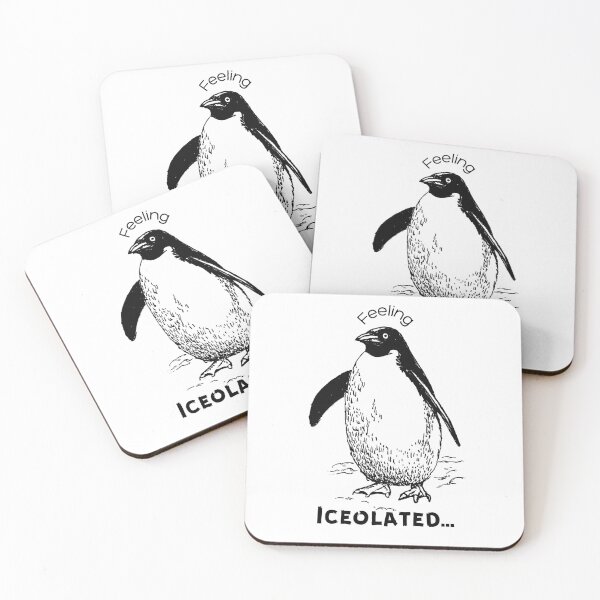 Item preview, Feeling Iceolated Penguin Classic T-Shirt designed and sold by Nourch.