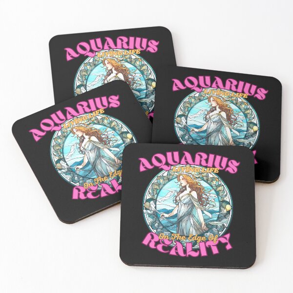 Item preview, Aquarius: Living Life On The Edge Of Reality. aquarius february designed and sold by ZodiacWonders.