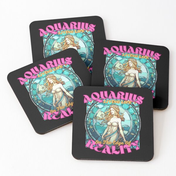 Item preview, Aquarius: Living Life On The Edge Of Reality. Aquarius moon designed and sold by ZodiacWonders.