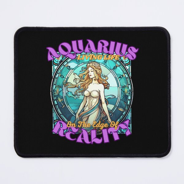 Item preview, Aquarius: Living Life On The Edge Of Reality. aquarius facts designed and sold by ZodiacWonders.