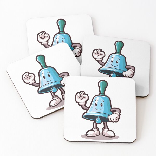 Item preview, handbell character, blue mascot designed and sold by AxelBrook.