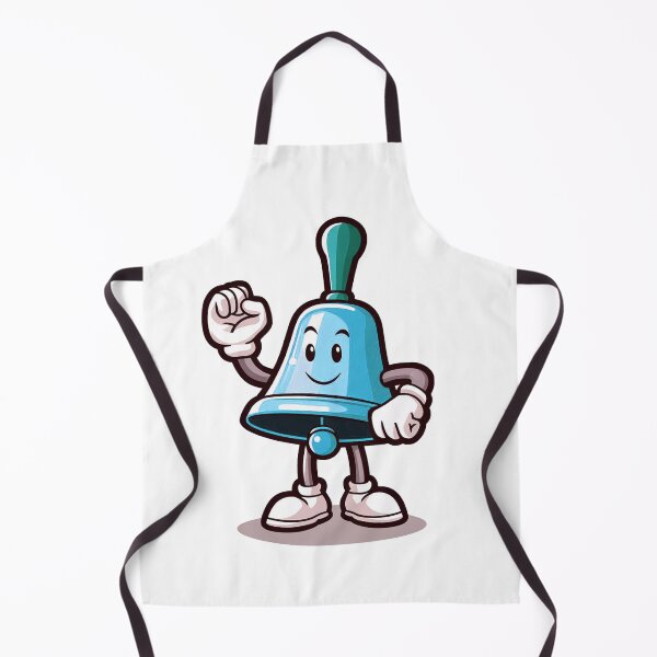 Item preview, handbell character, blue mascot designed and sold by AxelBrook.