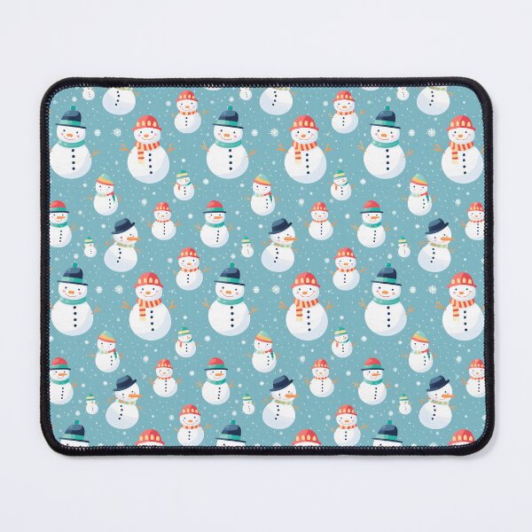 Item preview, Multi-colour Cute Snowman, Composite Overlay Pattern #2 designed and sold by ARTficiallyAnon.