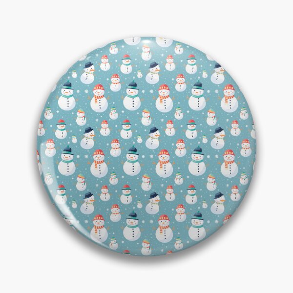 Item preview, Multi-colour Cute Snowman, Composite Overlay Pattern #2 designed and sold by ARTficiallyAnon.