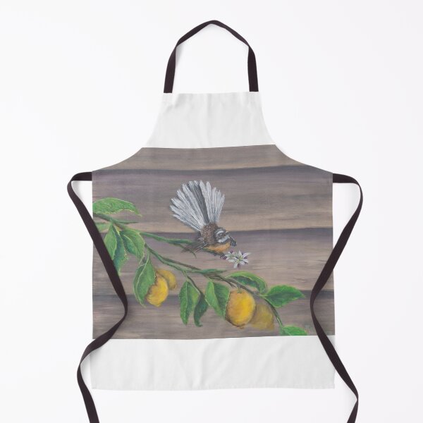 Item preview, Welcome Home Series: Fantail / Piwakawaka in the Lemons designed and sold by Robyn Hallberg.