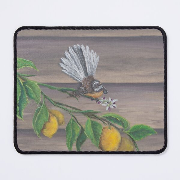 Item preview, Welcome Home Series: Fantail / Piwakawaka in the Lemons designed and sold by Robyn Hallberg.