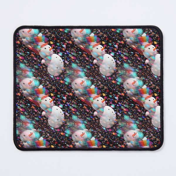 Item preview, Multi-colour Cute Snowman, Composite Overlay Pattern #4 designed and sold by ARTficiallyAnon.