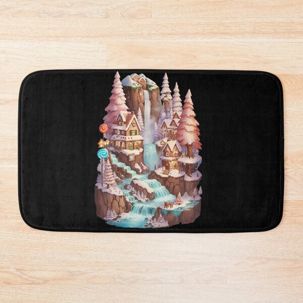 Item preview, Waterfall Townscape designed and sold by pixclipart.