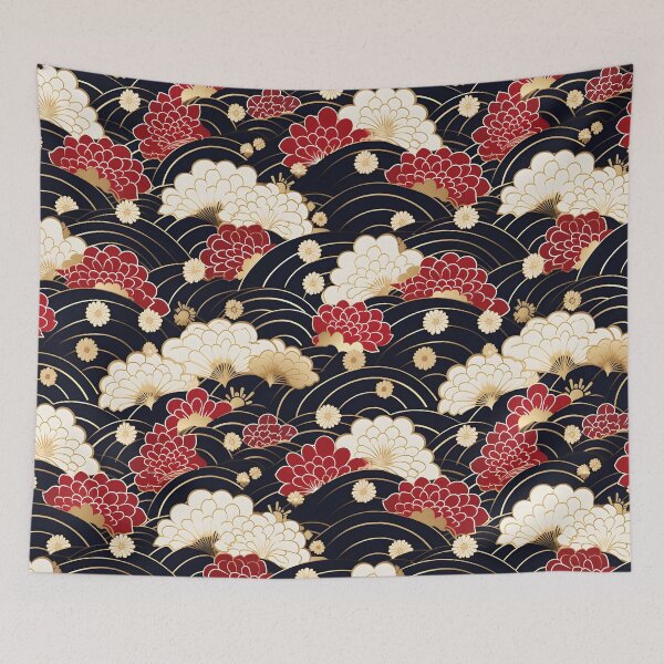 Item preview, Japanese kimono arch pattern designed and sold by LittleNippon.
