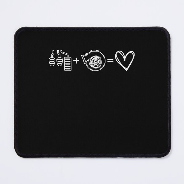 Item preview, Pedals + Turbo = Love - Car Enthusiasts' Passion designed and sold by 365CarMods Official.