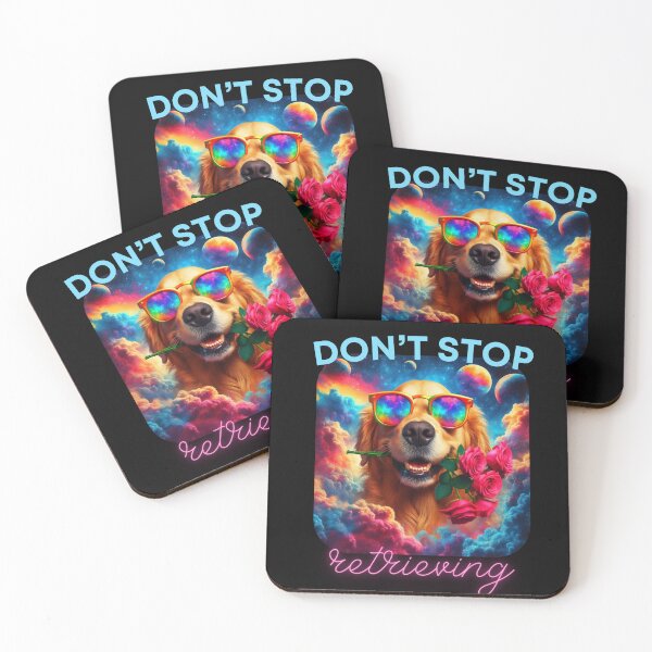 Item preview, Golden Retriever Don't Stop Retrieving designed and sold by Golden-Heaven.
