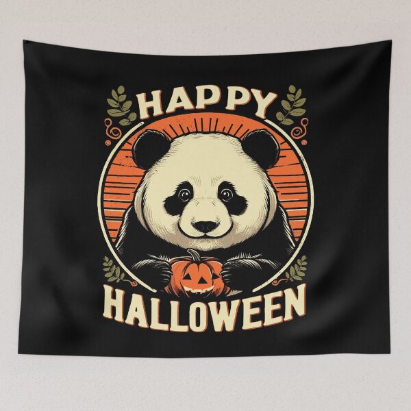 Item preview, Happy halloween Panda vintage cute panda halloween designed and sold by YerrouDesing.