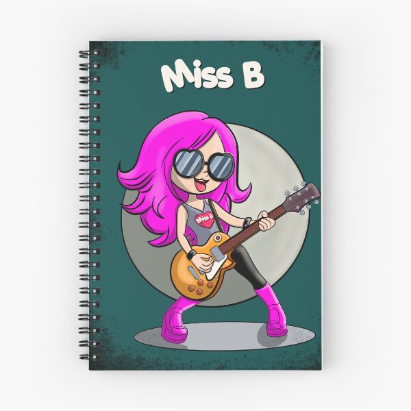 Item preview, Miss B the Rock Chick Grunge Frame designed and sold by Top Dog Tees.