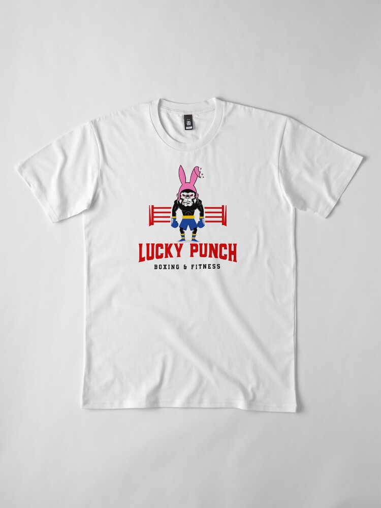 Alternate view of Lucky Punch Boxing - The Monkey Bunny Premium T-Shirt