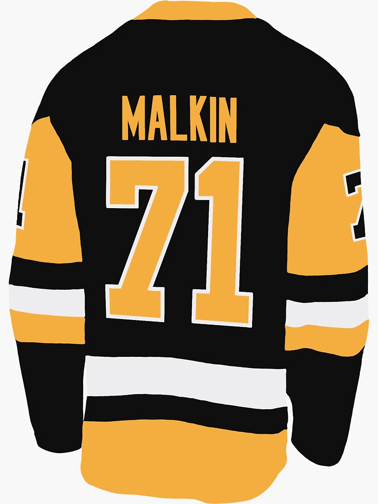 Evgeni Malkin Jersey Sticker for Sale by aenewby Redbubble