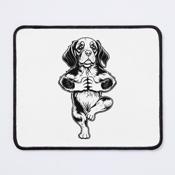 Item preview, Beagle Yoga Puppy Dog Funny Dogs Tree Pose Vrikshasana designed and sold by GrandeDuc.