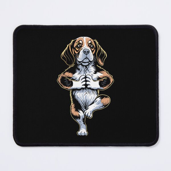 Item preview, Beagle Yoga Puppy Dog Funny Dogs Tree Pose Vrikshasana designed and sold by GrandeDuc.
