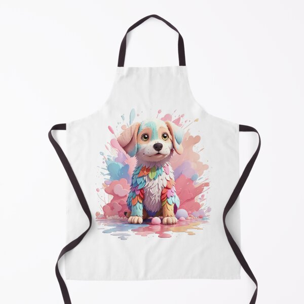 Item preview, Colorful Chaos: Adorable Puppy After a Playful Paint Session designed and sold by Fenomena Designs.